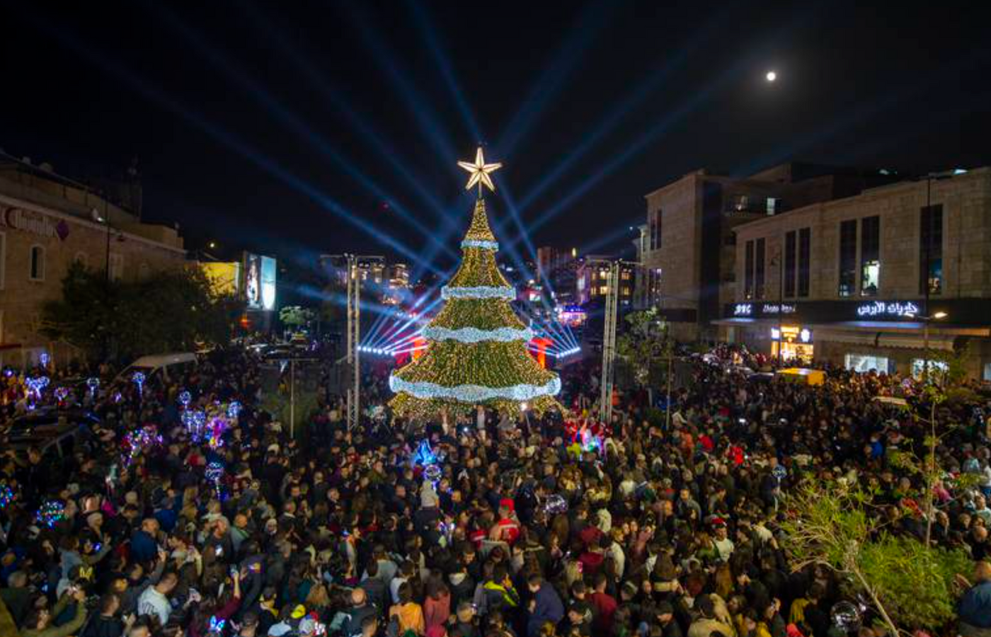 Byblos Christmas tree brings comfort to Lebanese despite uncertain future