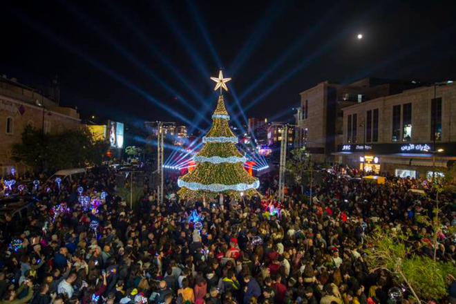Byblos Christmas tree brings comfort to Lebanese despite uncertain future